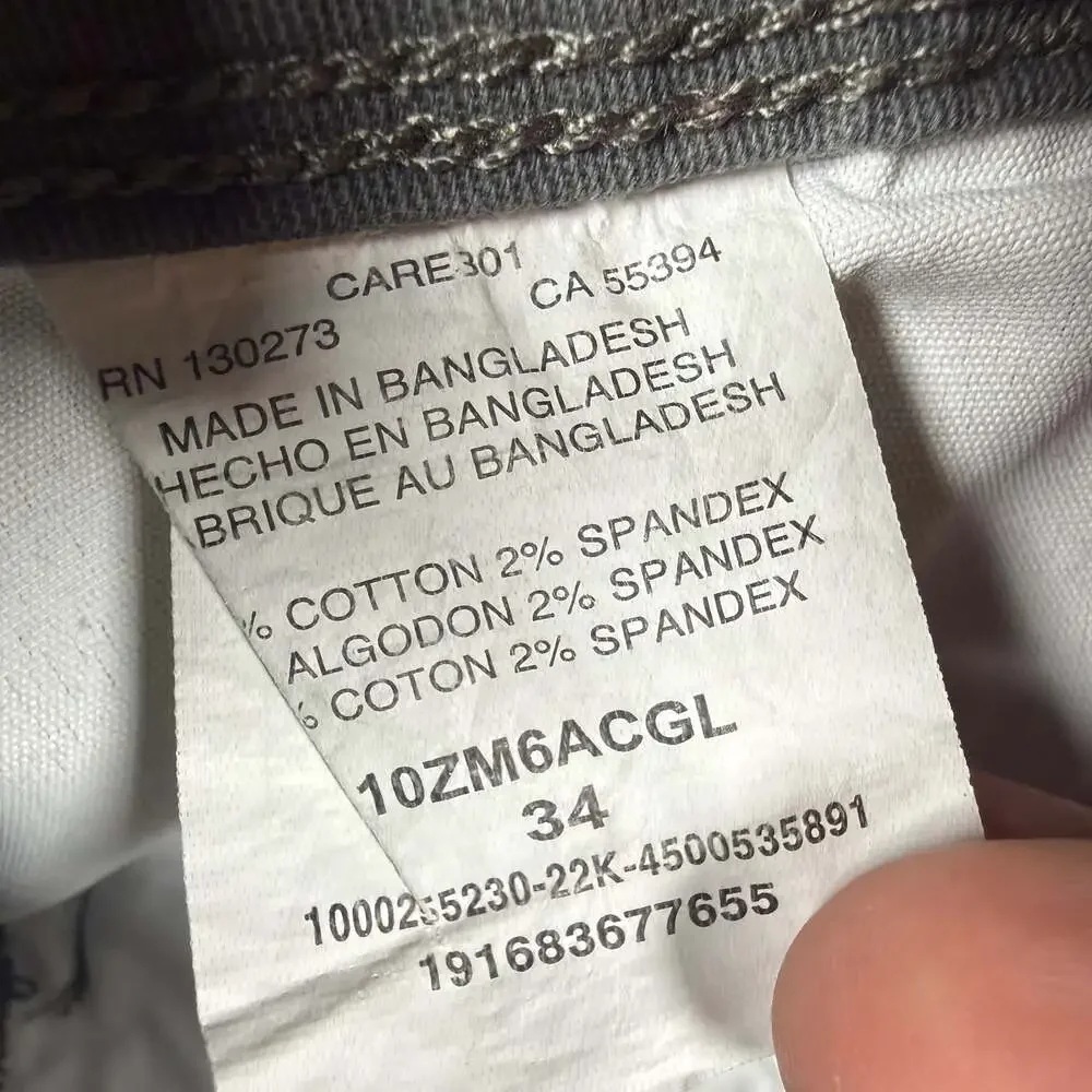 Wrangler Camoflage Cargo Shorts Men's Size 34 Dark Gray Camo Shorts